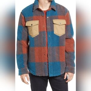 NWOT Rare L.L.Bean Todd Snyder Buffalo check high pile fleece jacket!